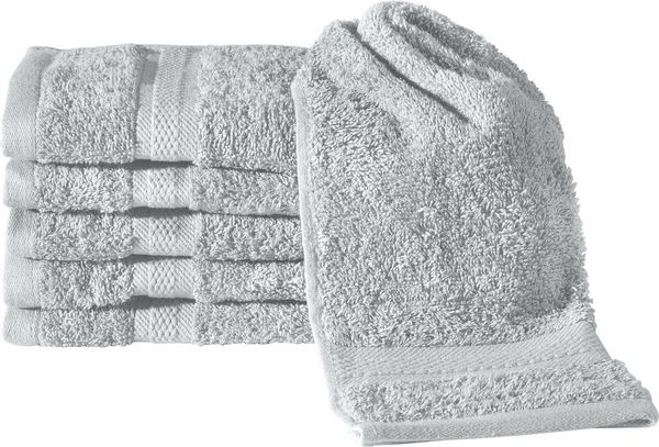 REDBEST Gästehandtuch Gästetuch "Chicago" 6er-Pack, Frottier, Walk-Frottier Uni