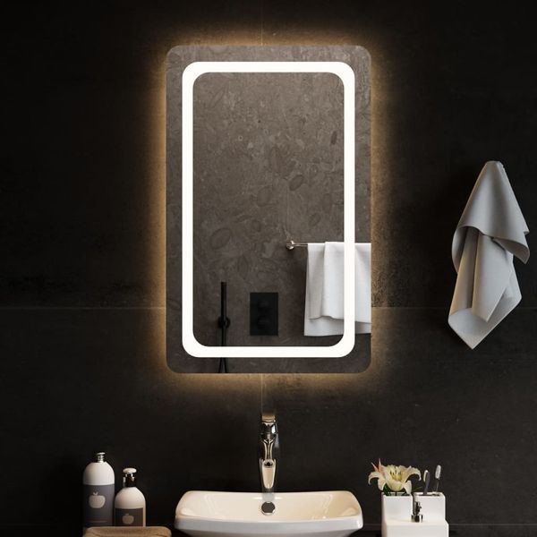LED-Badspiegel, Wandspiegel 50x80 cm