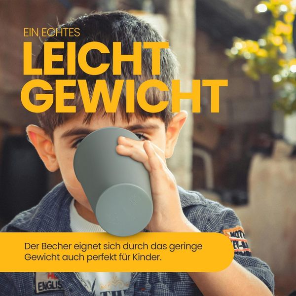 Becher Kunststoff - Mehrweg Grün 0,2L 16er-Pack