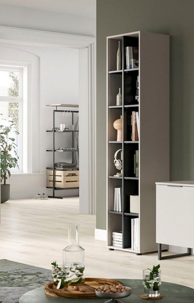 Home affaire Standregal ADIO, Höhe 192 cm, 12 Fächer, 10 höhenverstellbare Einlegeböden, 1-tlg, Regal, Stauraumregal, Wohnzimmerregal, Bücherregal, Wandregal