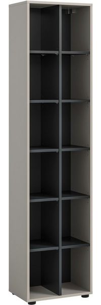 Home affaire Standregal ADIO, Höhe 192 cm, 12 Fächer, 10 höhenverstellbare Einlegeböden, 1-tlg, Regal, Stauraumregal, Wohnzimmerregal, Bücherregal, Wandregal