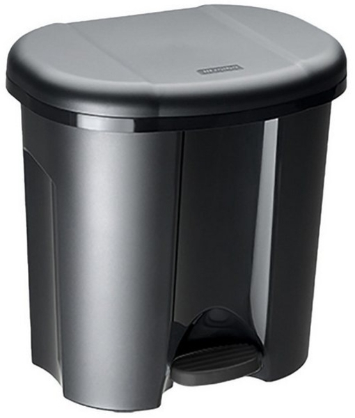 Rotho Treiteimer Abfalltrenner Pila 2 x 10 L schwarz Mülleimer Mülltrennung