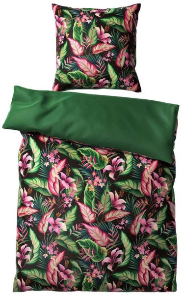 Sanilo Bettwäsche Bali 135x200 cm, Bettbezug und Kissenbezug, Baumwolle, 2 teilig, mit Reißverschluss