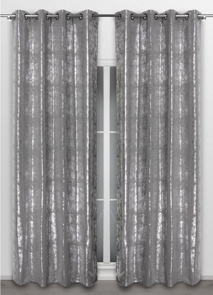 Beautex Vorhang Vorhang mit Ösen 140x260 cm blickdicht verdunkelung Gardine, Stardust (1 St), Ösen, blickdicht