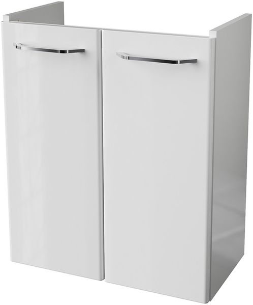 FACKELMANN MILANO Waschbeckenunterschrank Gäste WC 52 cm breit, Weiß