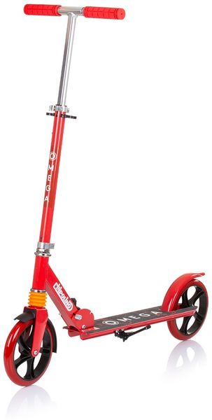 Chipolino Kinderroller Omega PU Räder ABEC-7 Lager verstellbar faltbar Bremse rot