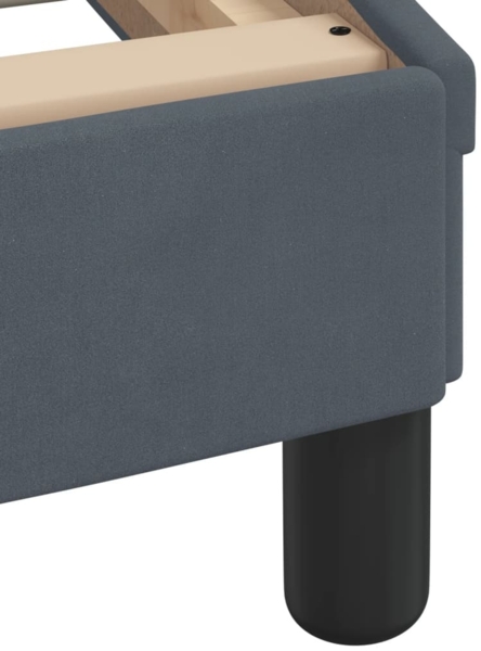 vidaXL Bett mit Matratze "Hanko" Dunkelgrau 80x200 cm Samt 3208563 Bild 6