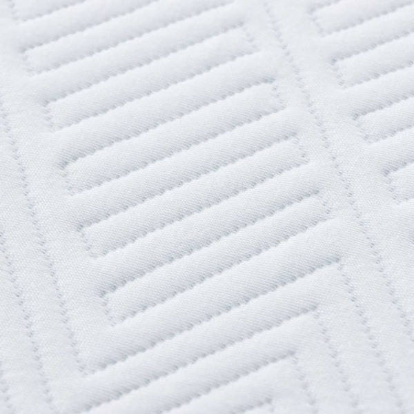 vidaXL Matratze Weiß und Blau 90 x 200 cm Gel-Speicherschaum 4106338 Bild 8