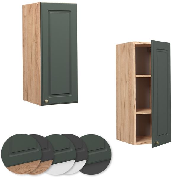 Hängeschrank Fame-Line Grün-Gold Landhaus 30 cm Vicco Bild 5