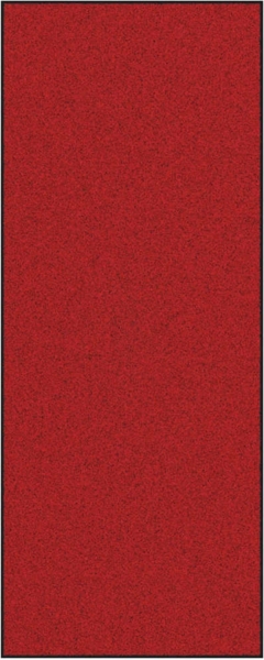 vidaXL Fußmatte Rot und Schwarz 120 x 300 cm Polypropylen und Vinyl 4100796