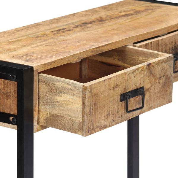 vidaXL Konsolentisch 90 x 30 x 75 cm Massivholz Mango 247920 Bild 5