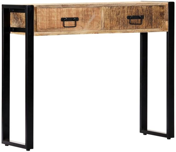 vidaXL Konsolentisch 90 x 30 x 75 cm Massivholz Mango 247920 Bild 10