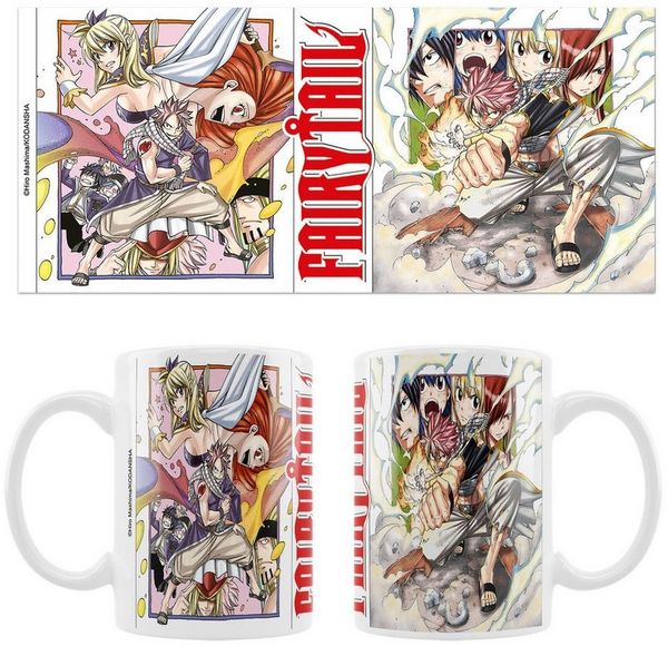 SAKAMI Tasse Tasse - Fairy Tail - Natsu - Manga Style