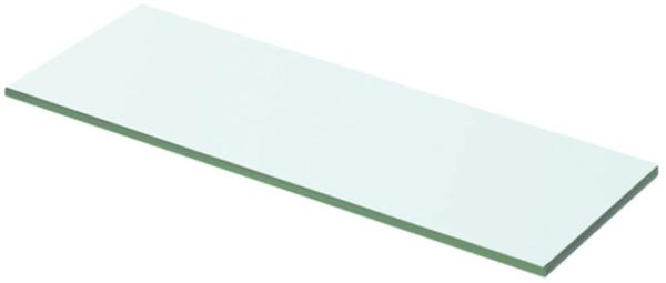 vidaXL Regalboden Glas Transparent 50x12 cm 243817