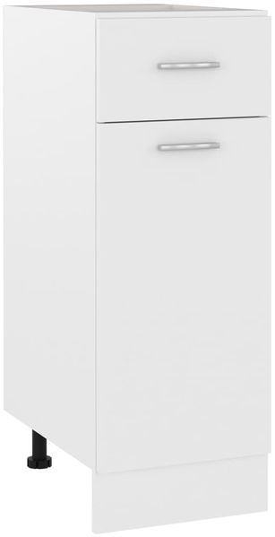 vidaXL Schubunterschrank Lyon Weiß 30x46x81,5 cm Holzwerkstoff 801204