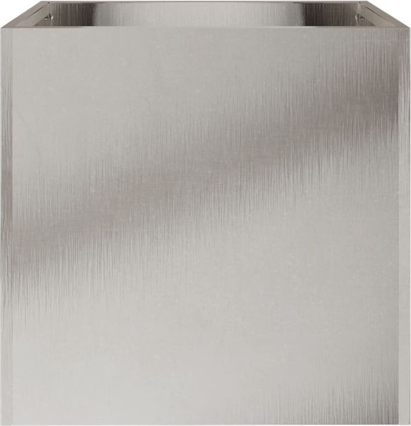 vidaXL Pflanzkübel Silbern 32x30x29 cm Edelstahl 841543 Bild 6