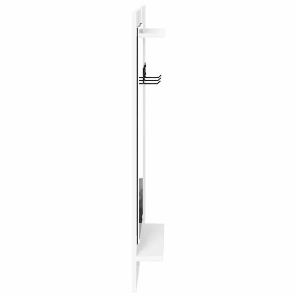 vidaXL Wandmontierter nachttisch Weiß 70 x 10 x 90 cm Holzwerkstoff 874523 Bild 6