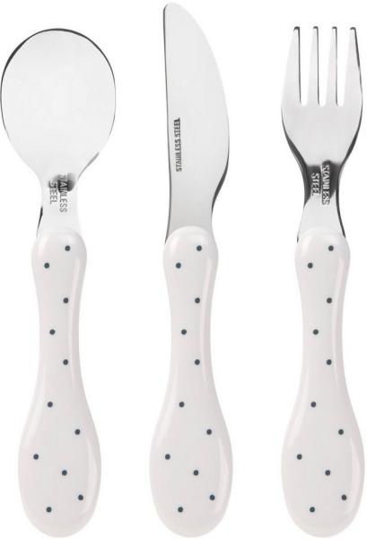 Lässig Kinderbesteck Garden Explorer weiß 3-tlg. - A