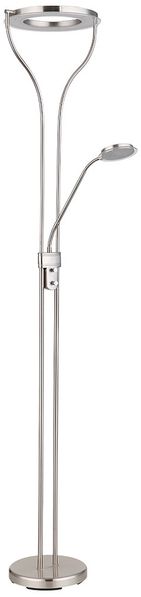 LED Stehleuchte, Leseleuchte flexibel, Dimmer, H 194 cm