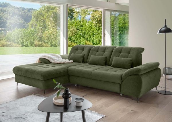 Sofa Delphino Benformato Nero Grün