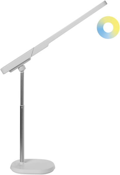 LED Schreibtischlampe TUCANA mit Dimmer Weiß