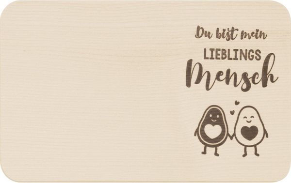 Frühstücksbrettchen Schneidebrett Holzbrettchen Sheepworld Lieblingsmensch 48069