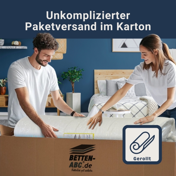 Betten-ABC Dream Spezial – Sondermaß-Kaltschaum- matratze mit 7 Zonen, Härtegrad 2,5, Höhe ca. 13 cm, Größe: 125x195 Bild 8