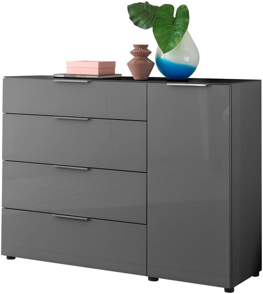 Kommode >Sean< in Anthrazit, - 135x99x40 cm (BxHxT)