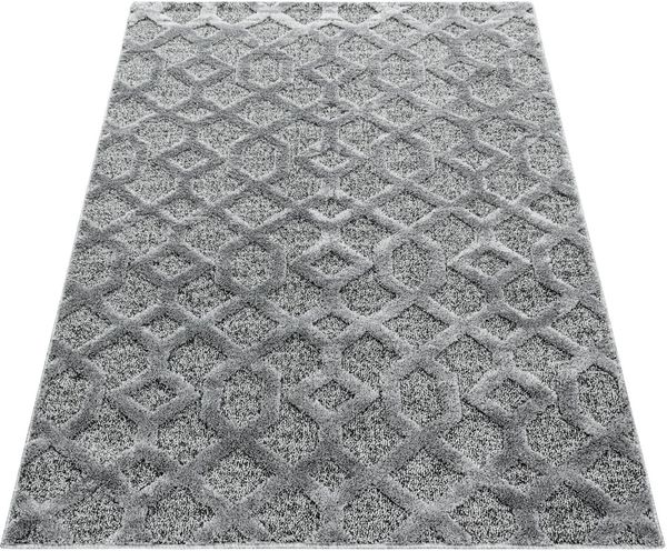 Ayyildiz Teppiche Teppich PISA 4702, rechteckig, Höhe: 20 mm, als Läufer und rund erhältlich, Hoch Tief Struktur, Wohnzimmer