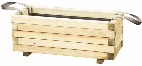 Pflanzkübel >TAUNUS< in natur, Kiefer FSC® 100% - 110x50x50cm (BxHxT)