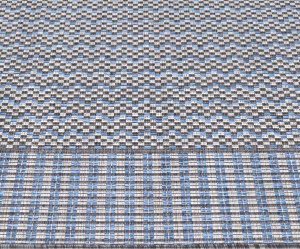 Outdoor Teppich Stefano Läufer - 80x150 cm - Grau Bild 4