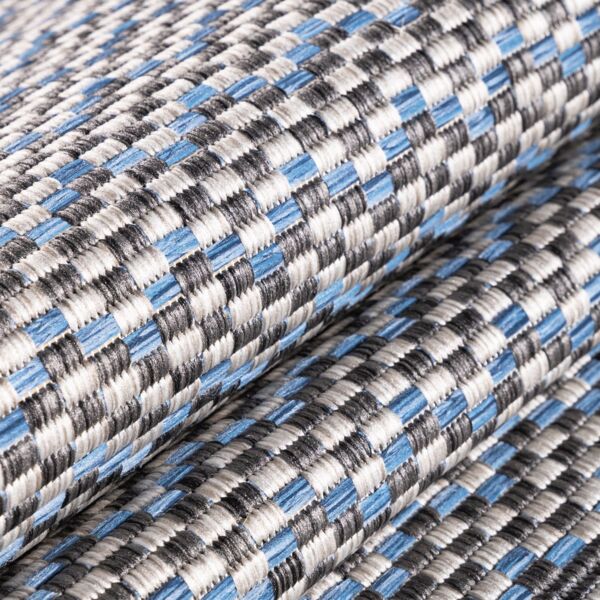 Outdoor Teppich Stefano Läufer - 80x150 cm - Grau Bild 6