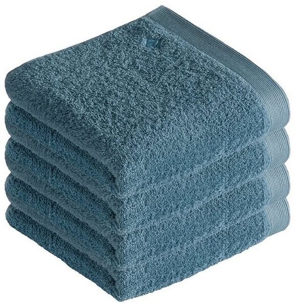 Vossen Handtücher 4er Pack Handtuch 50x100 cm High Line, Frottier (Spar-Set, 4-St), Vegan