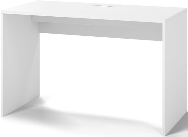 MOEBLO Schreibtisch Cedronella mit Kabelaufbewahrung Kabelmanagement Kabelbinder (Computertisch für Büro, Arbeitszimmer Kinderzimmer Jugendzimmer, Kinderschreibtisch Schülerschreibtisch Bürotisch), 120/140 x 75 x 60
