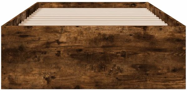 vidaXL Bettgestell mit Schubladen Räuchereiche 100x200cm Holzwerkstoff 3280423 Bild 4
