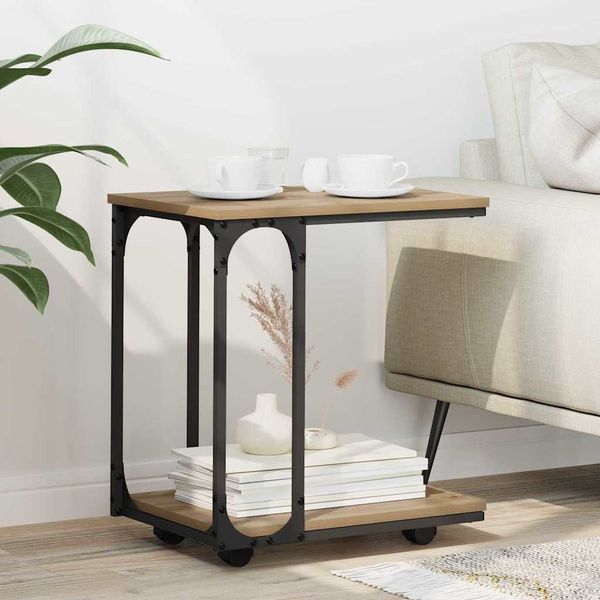 vidaXL Beistelltisch Artisan-Eiche 50 x 35 x 55.5 cm Holzwerkstoff 881178