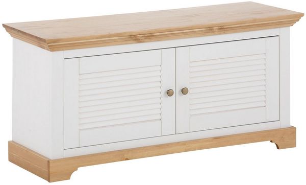OTTO home Schuhbank Ayanna, Sitzbank aus massiver Kiefer, FSC®, Breite 110 cm, Sitzhöhe 53 cm