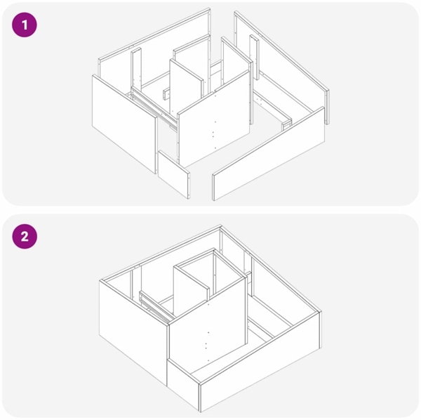 vidaXL Garten-Pflanzgefäß Anthrazit 80 x 80 x 50 cm 873580 Bild 9