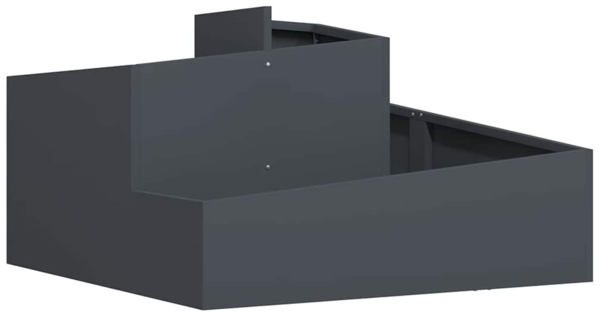 vidaXL Garten-Pflanzgefäß Anthrazit 80 x 80 x 50 cm 873580 Bild 1