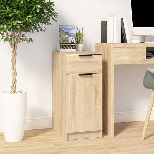 vidaXL Büroschrank Sonoma-Eiche 33,5x50x75 cm Holzwerkstoff 811505
