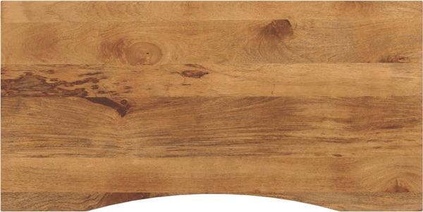 vidaXL Schreibtischplatte mit Aussparung 140x50x2,5cm Massivholz Mango 370212