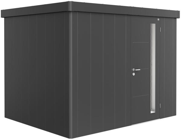 Biohort Gerätehaus Neo, 2C: 292 x 236 x 222 (b x t x h) cm, dunkelgrau-metallic