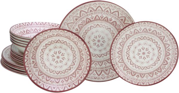 Mexico Pink, Tellerset 18-tlg (mo)