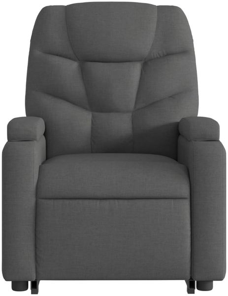 vidaXL Relaxsessel mit Aufstehhilfe Dunkelgrau Stoff 3204597 Bild 9