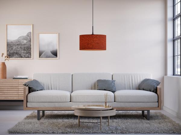 BELID Leuchten 1668740 Pendelleuchte Soft Wolle rostrot 40cm Bild 2