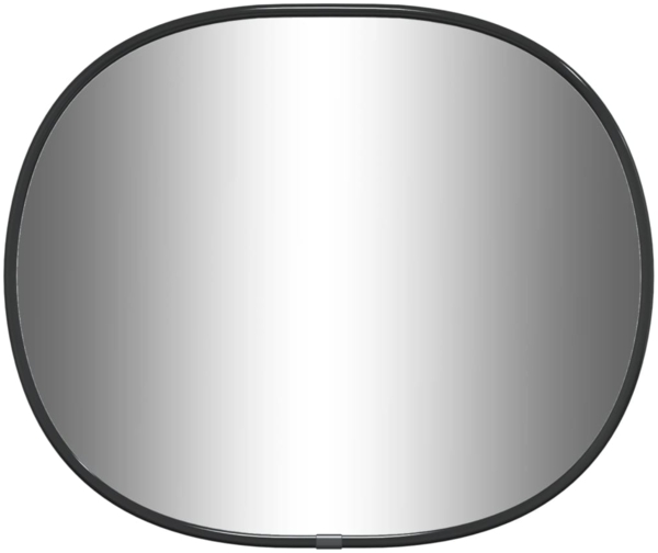 vidaXL Wandspiegel Schwarz 30x25 cm 348221