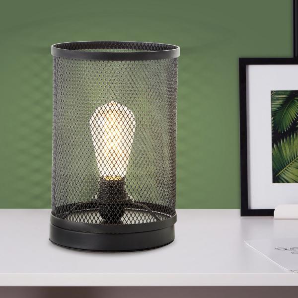 Brilliant AG Leuchten 94522-86 Maze Tischleuchte Metall schwarz korund 18cm