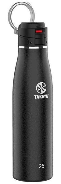 Takeya Takeya Actives Traveler Isolierflasche 25oz / 740ml Onyx th0at740on