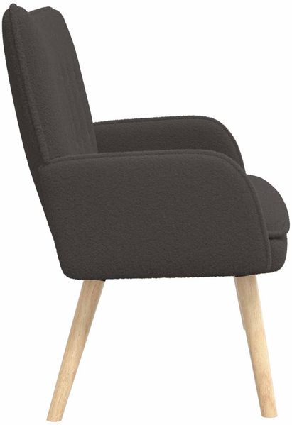 vidaXL 2-Sitzer Sofa Dunkelgrau 115 x 61 x 87 cm Bouclé 42028926 Bild 5