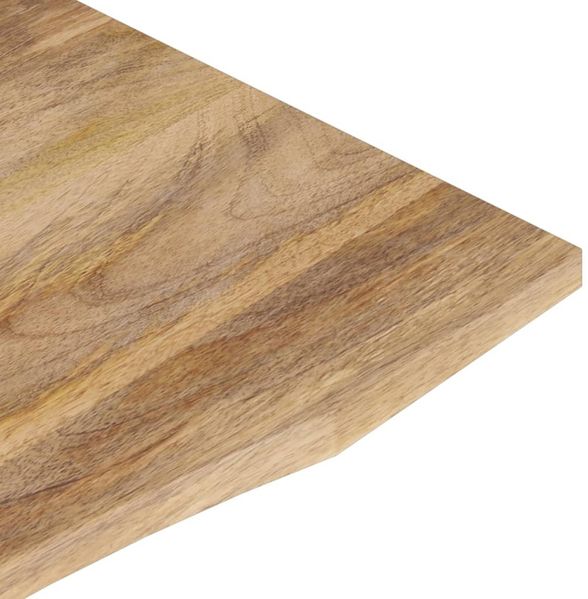 vidaXL Schreibtischplatte mit Aussparung 100x80x2,5cm Massivholz Mango 370205 Bild 7